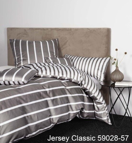 Janine Janine Interlock-Jersey Bettwäsche JERSEY CLASSIC 59028 vulkan Größe: 155x200 cm + 80x80 cm Janine Janine Interlock-Jersey Bettwäsche JERSEY CLASSIC 59028 vulkan Größe: 155x200 cm + 80x80 cm