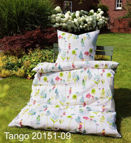 Janine Janine Mako-Soft-Seersucker Bettwäsche TANGO 20151 multicolor Größe:  155x200 cm + 80x80 cm