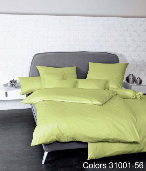 Janine Janine Mako-Satin Bettwäsche Colors 31001 apfelgrün Größe: 200x220 cm + 2x80x80 cm Janine Janine Mako-Satin Bettwäsche Colors 31001 apfelgrün Größe: 200x220 cm + 2x80x80 cm