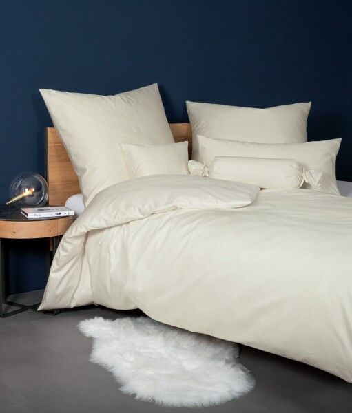 Janine Janine Mako-Satin-Bettwäsche Colors 31001 ecru Größe: 240x220 cm + 2x80x80 cm Janine Janine Mako-Satin-Bettwäsche Colors 31001 ecru Größe: 240x220 cm + 2x80x80 cm