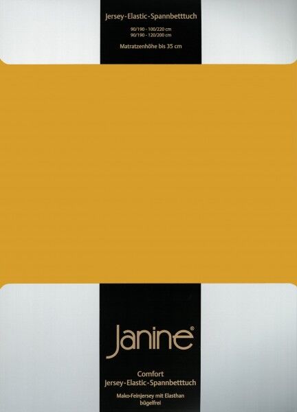 Janine Janine Spannbetttuch Elastic-Jersey 5002 honiggold (73) Größe: 150x200 cm Janine Janine Spannbetttuch Elastic-Jersey 5002 honiggold (73) Größe: 150x200 cm
