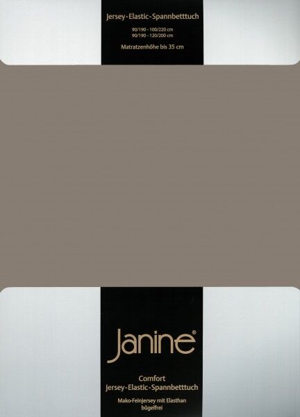 Janine Janine Spannbetttuch Elastic-Jersey 5002 vulkan (77) Größe: 100x200 cm Janine Janine Spannbetttuch Elastic-Jersey 5002 vulkan (77) Größe: 100x200 cm