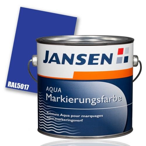 Jansen Aqua Markierungsfarbe blau ca. RAL 5017 2,5l von Jansen