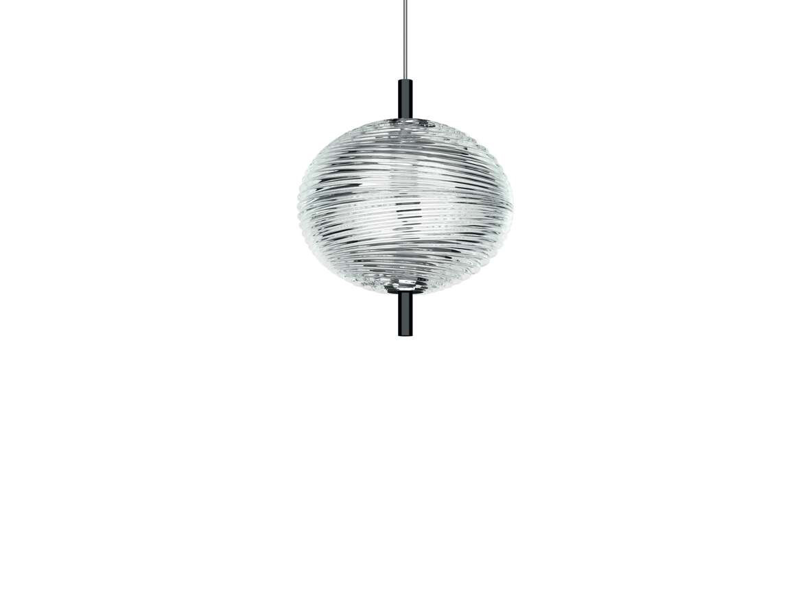 Lodes - Jefferson Mini Pendelleuchte 10m 2700K Crystal/Black Chrome von Lodes