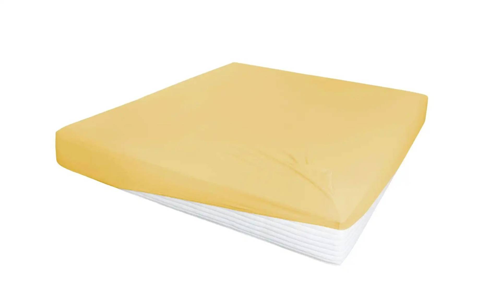 Jersey-Elastan Boxspringlaken ¦ gelb ¦ Maße (cm): B: 190 H: 28 T: 28.0 Bettwaren > Bettlaken - Höffner Jersey-Elastan Boxspringlaken ¦ gelb ¦ Maße (cm): B: 190 H: 28 T: 28.0 Bettwaren > Bettlaken - Höffner