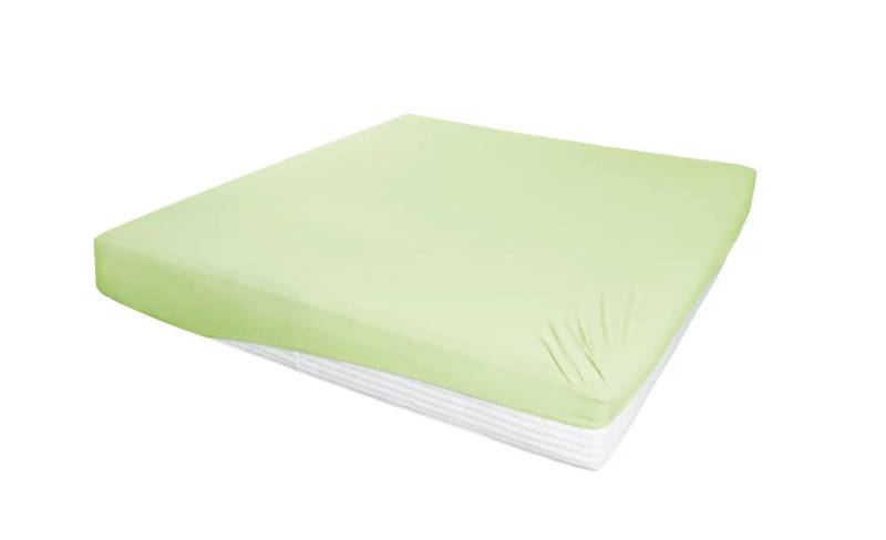 Jersey-Elasthan Boxspringbetttuch   ¦ grün ¦ Maße (cm): B: 150 H: 26 T: 26.0 Bettwaren > Bettlaken - Möbel Kraft