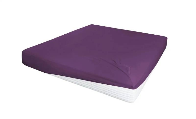 Jersey-Elasthan Boxspringbetttuch   ¦ lila/violett ¦ Maße (cm): B: 100 H: 26 T: 26.0 Bettwaren > Bettlaken - Möbel Kraft