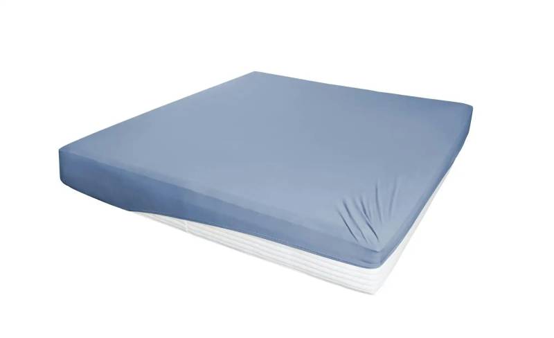 Jersey-Elasthan Boxspringbetttuch   ¦ blau ¦ Maße (cm): B: 100 H: 26 T: 26.0 Bettwaren > Bettlaken - Möbel Kraft