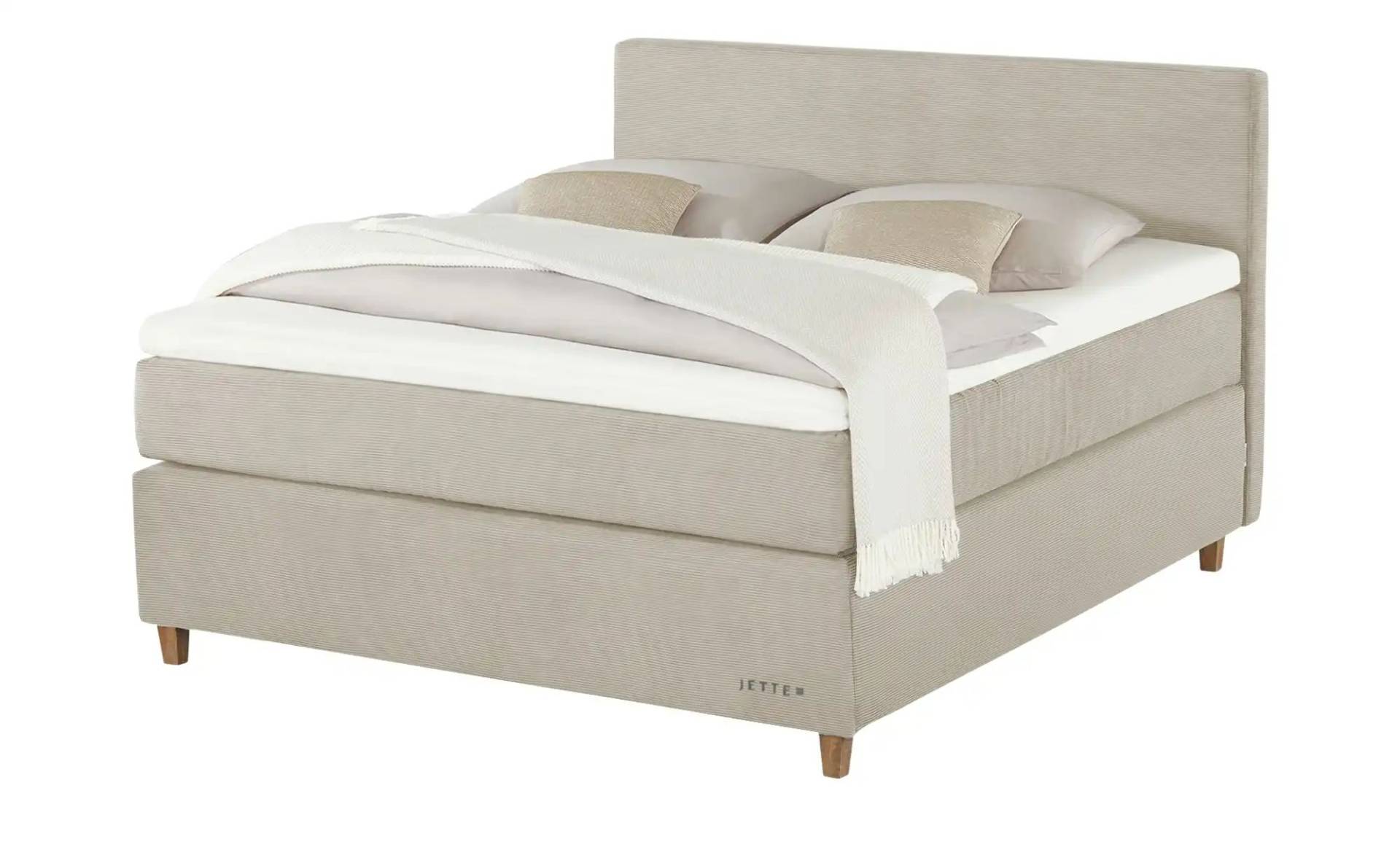 Jette Home Boxspringbett  Jette Flex ¦ beige ¦ Maße (cm): B: 165 H: 120,5 Betten > Komfortbetten - Höffner