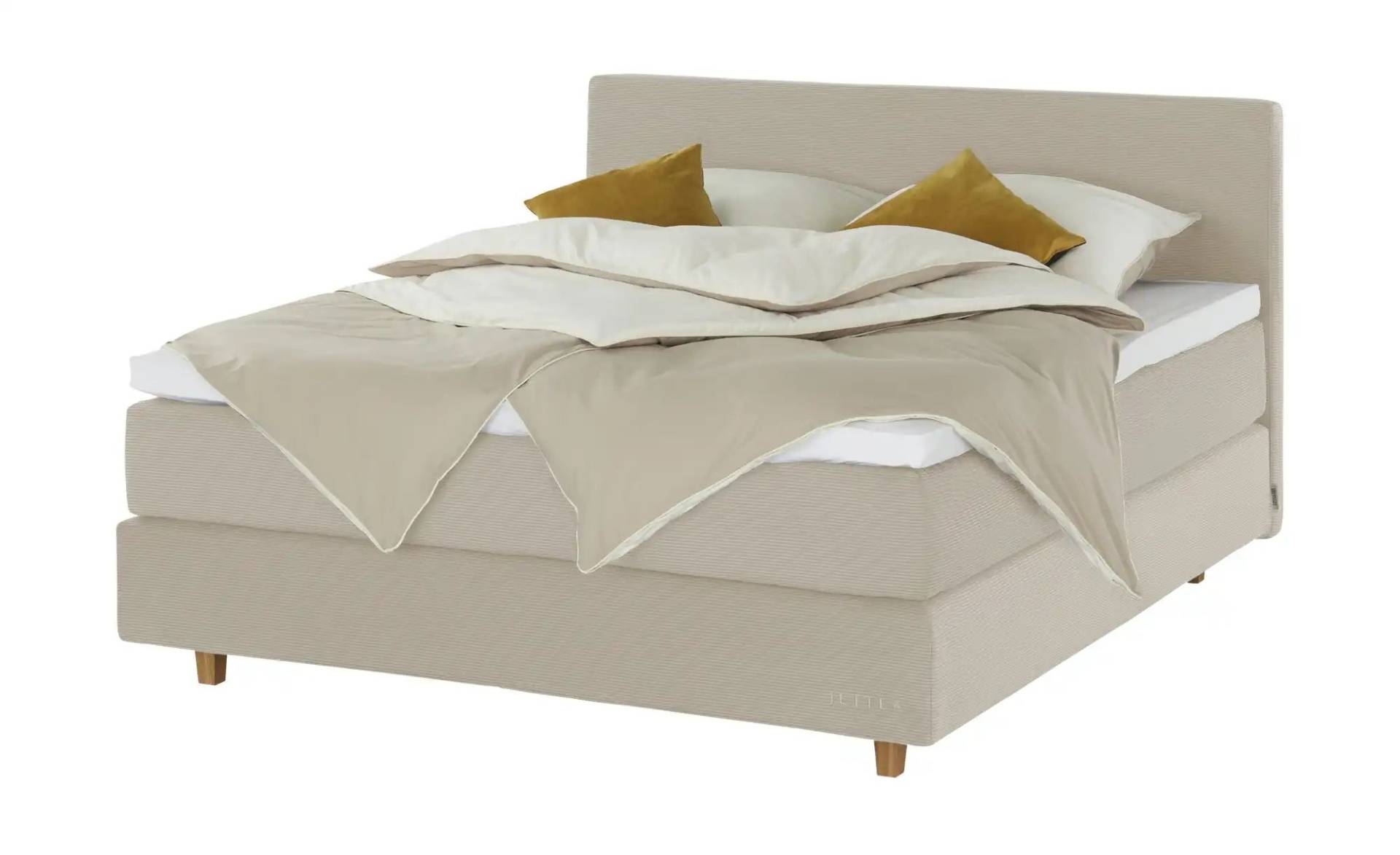 Jette Home Boxspringbett  Jette Flex ¦ beige ¦ Maße (cm): B: 165 H: 120,5 Betten > Boxspringbetten - Möbel Kraft