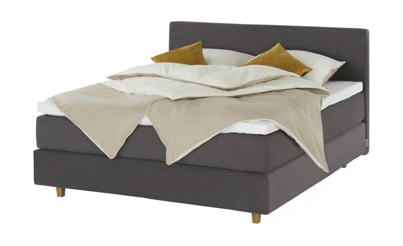 Jette Home Boxspringbett  Jette Flex ¦ grau ¦ Maße (cm): B: 185 H: 110,5 Betten > Boxspringbetten - Möbel Kraft