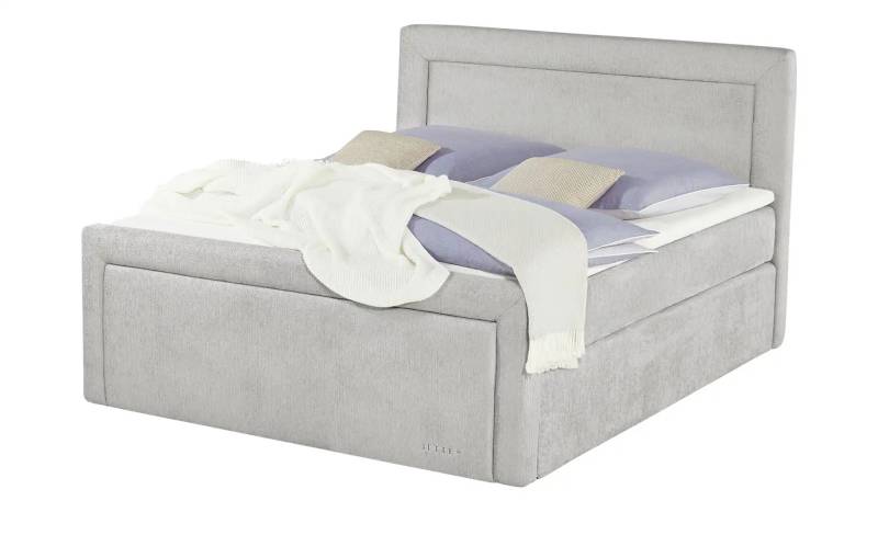 Jette Home Boxspringbett  Jette Frame ¦ grau ¦ Maße (cm): B: 184 H: 129 Betten > Boxspringbetten > Boxspringbetten 180x200 - Höffner
