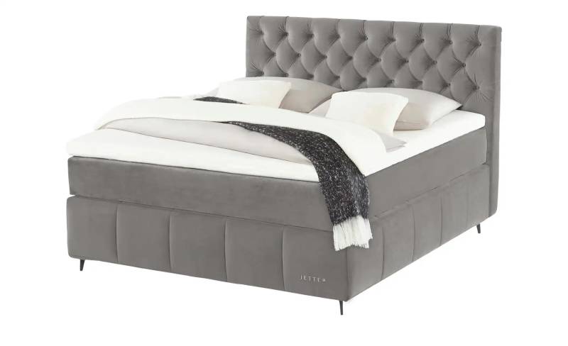 Jette Home Boxspringbett  Jette Glam ¦ grau ¦ Maße (cm): B: 202 H: 132,5 Betten > Komfortbetten - Höffner