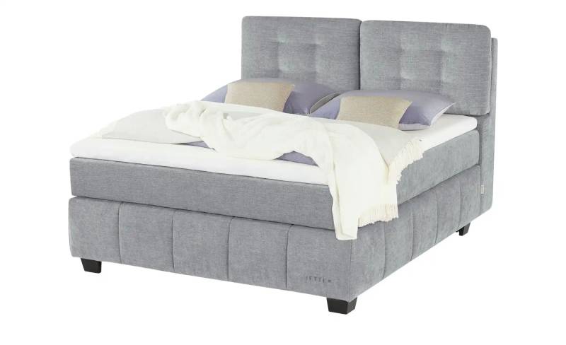 Jette Home Boxspringbett  Jette Pillow ¦ grau ¦ Maße (cm): B: 162 H: 140,5 Betten > Komfortbetten - Höffner