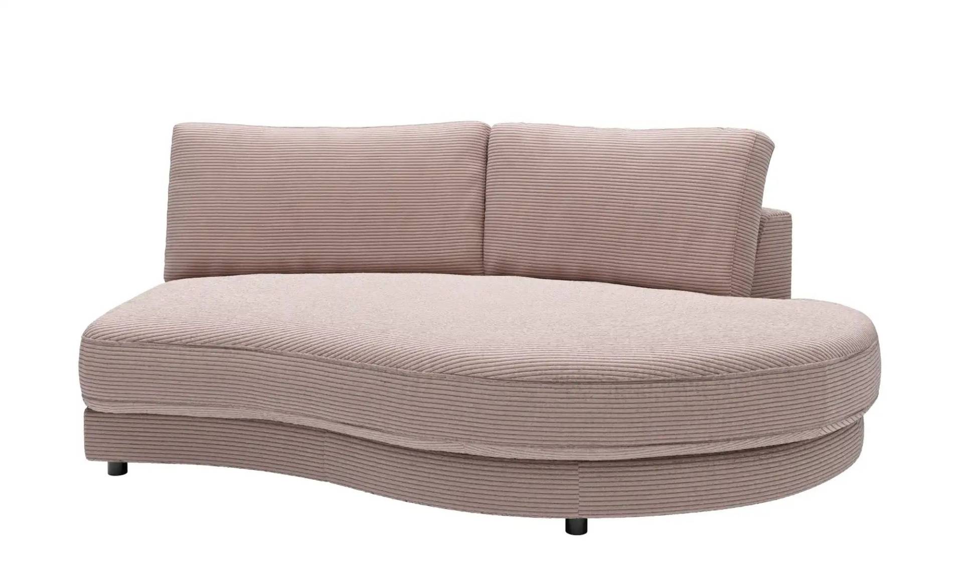 Jette Home Element Abschluss rund rechts in Cord Sila ¦ rosa/pink ¦ Maße (cm): B: 205 H: 85 T: 166.0 Polstermöbel > Sofas > Modulsofas - Höffner