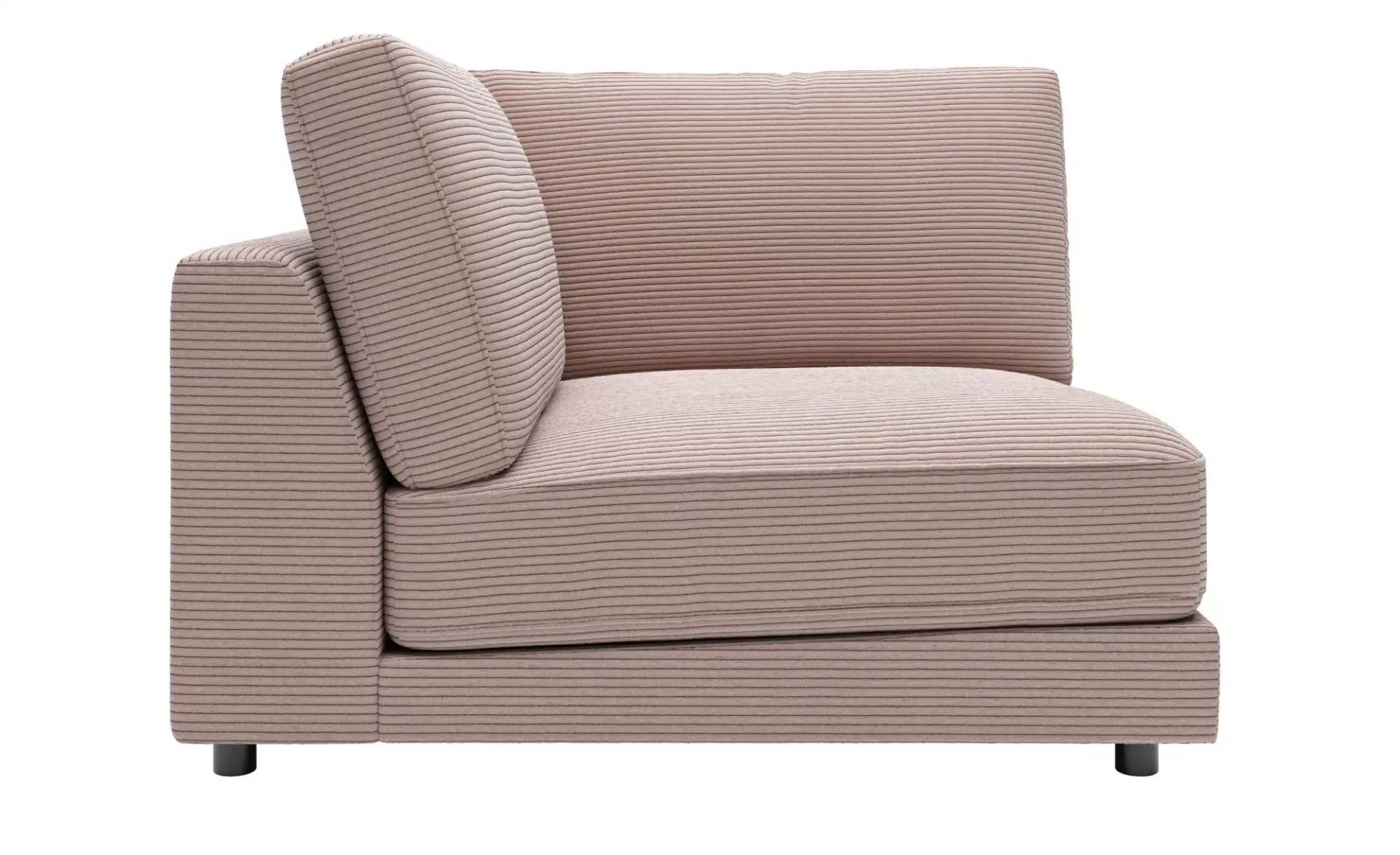 Jette Home Element Ecke in Cord Sila ¦ rosa/pink ¦ Maße (cm): B: 120 H: 85 T: 125.0 Polstermöbel > Sofas > Modulsofas - Höffner
