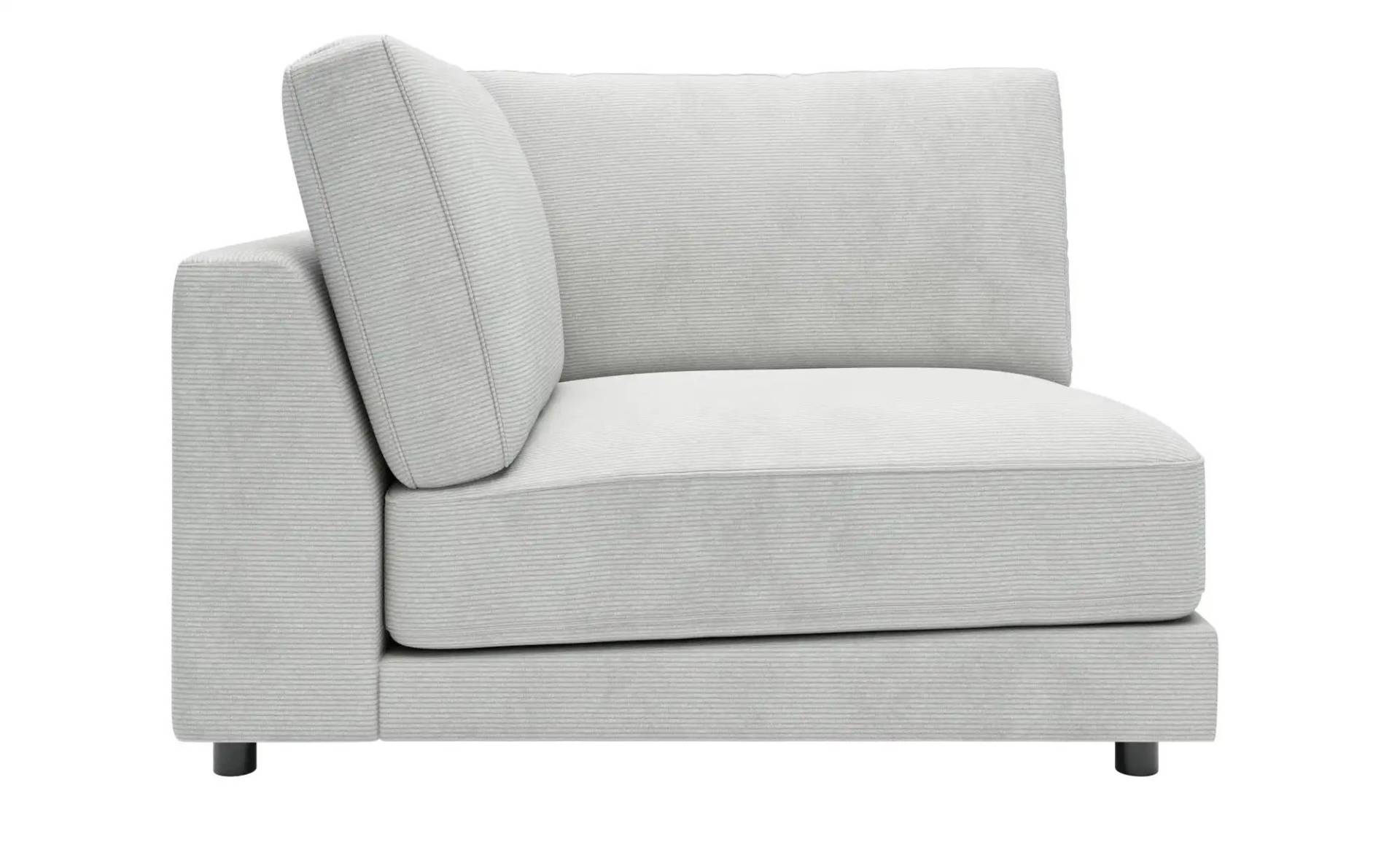 Jette Home Element Ecke in Feincord Modulsofa Sila ¦ grau ¦ Maße (cm): B: 120 H: 85 T: 127.0 Polstermöbel > Sofas > Mehr Sofas - Möbel Kraft