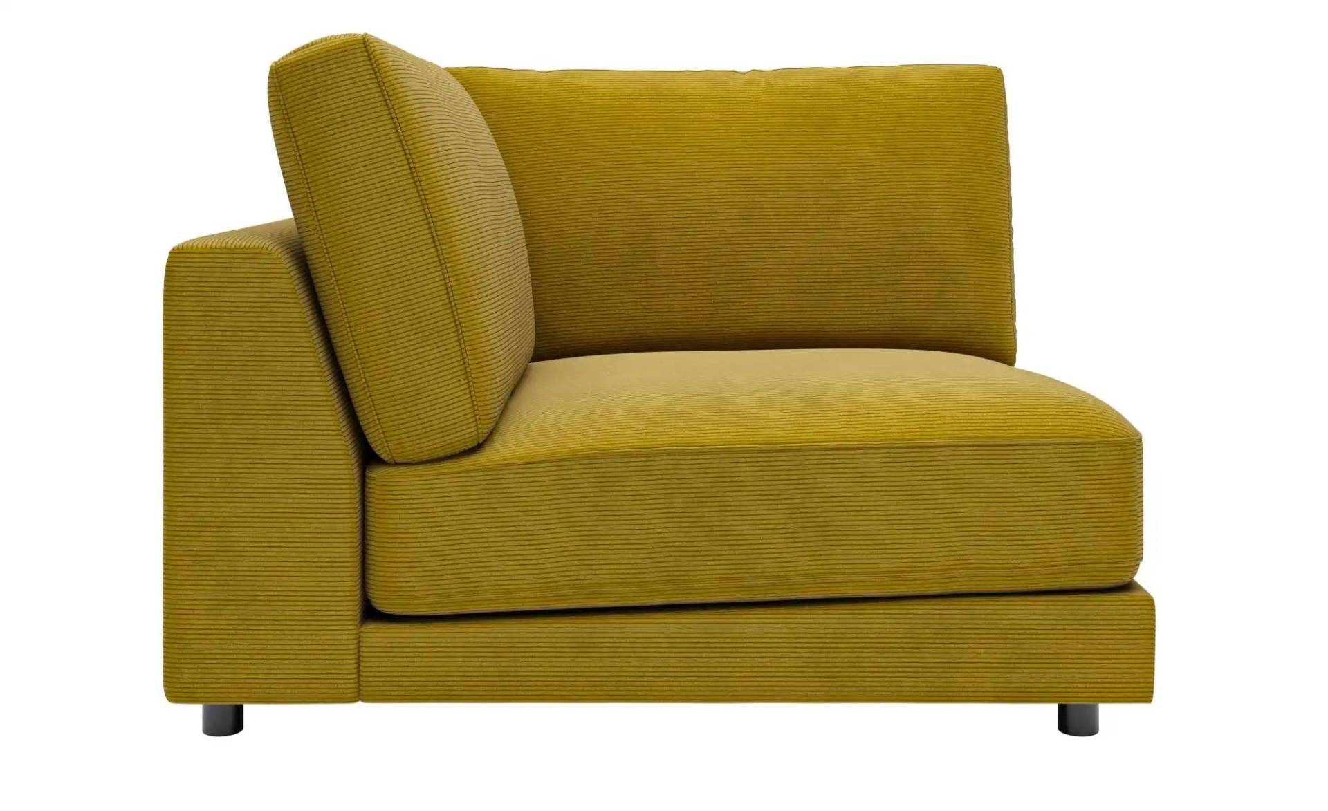Jette Home Element Ecke in Feincord Sila ¦ grün ¦ Maße (cm): B: 120 H: 85 T: 127.0 Polstermöbel > Sofas > Modulsofas - Höffner