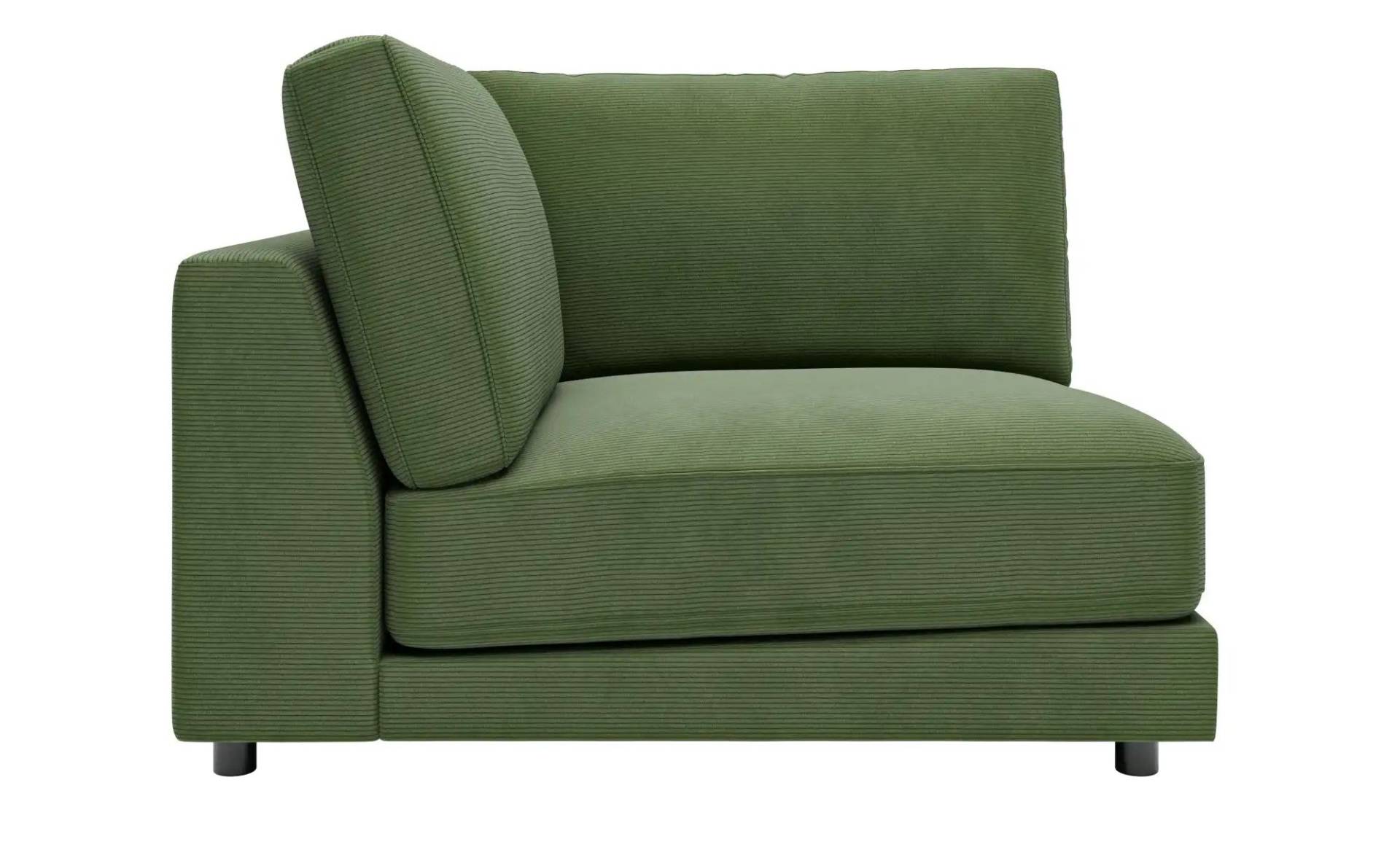 Jette Home Element Ecke in Feincord Sila ¦ grün ¦ Maße (cm): B: 120 H: 85 T: 127.0 Polstermöbel > Sofas > Modulsofas - Höffner