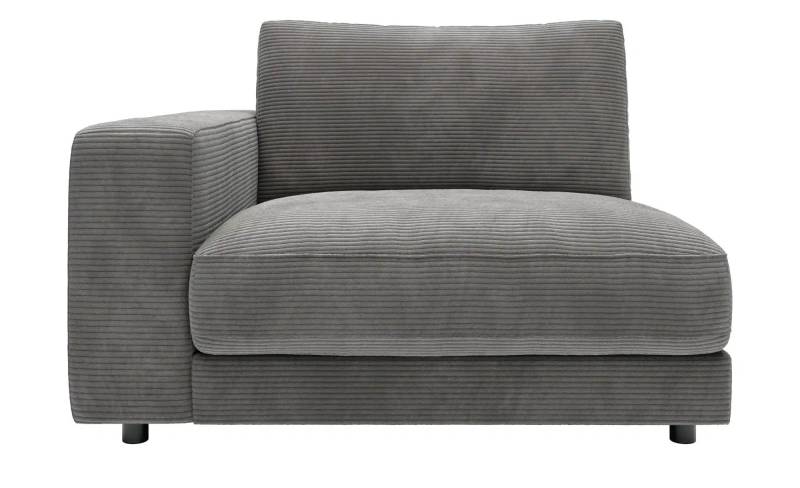 Jette Home Element Einsitzer Armlehne links in Cord Sila ¦ grau ¦ Maße (cm): B: 125 H: 85 T: 127.0 Polstermöbel > Sofas > Modulsofas - Höffner