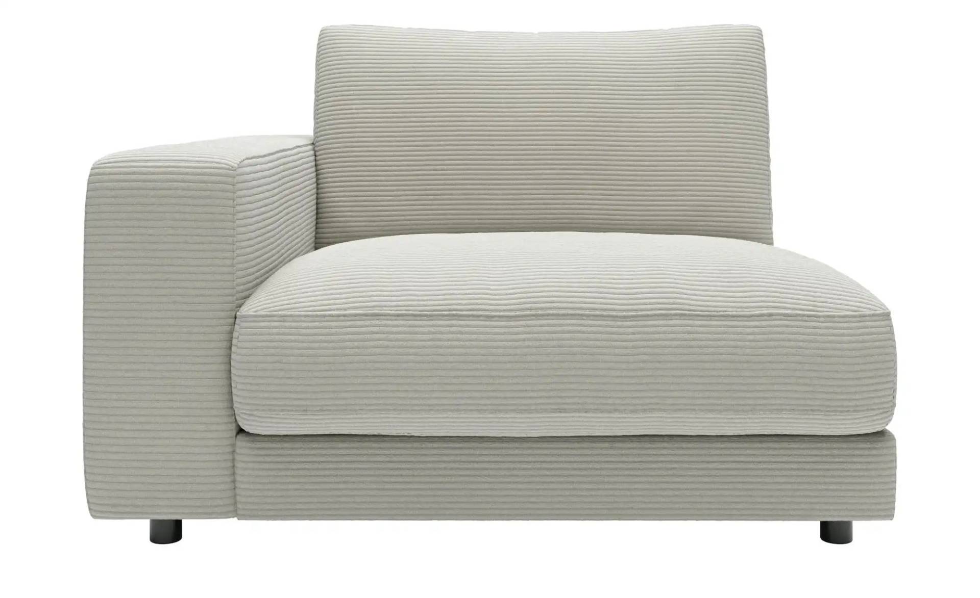 Jette Home Element Einsitzer Armlehne links in Cord Sila ¦ grau ¦ Maße (cm): B: 125 H: 85 T: 127.0 Polstermöbel > Sofas > Modulsofas - Höffner