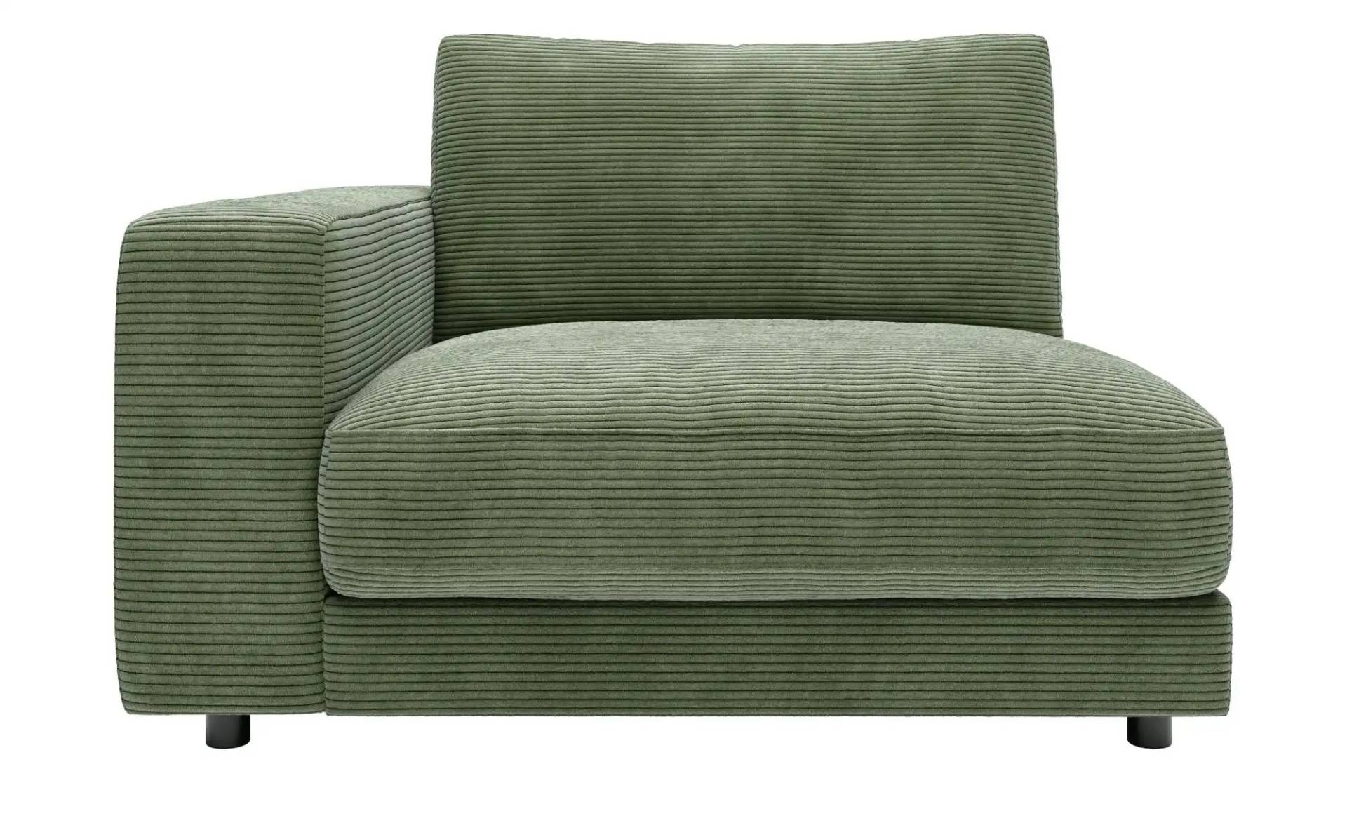 Jette Home Element Einsitzer Armlehne links in Cord Sila ¦ grün ¦ Maße (cm): B: 125 H: 85 T: 127.0 Polstermöbel > Sofas > Modulsofas - Höffner