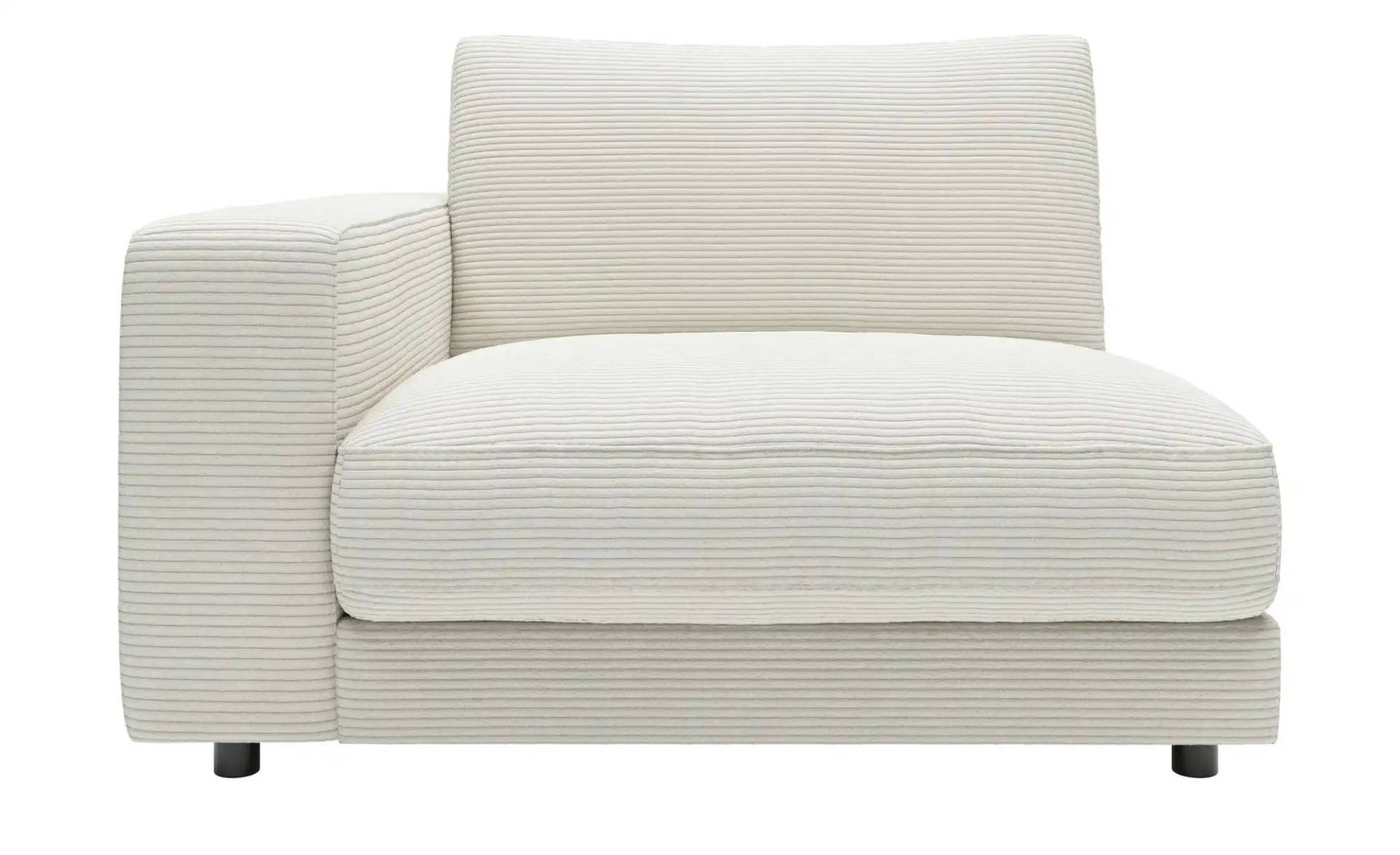 Jette Home Element Einsitzer Armlehne links in Cord Sila ¦ weiß ¦ Maße (cm): B: 125 H: 85 T: 127.0 Polstermöbel > Sofas > Modulsofas - Höffner