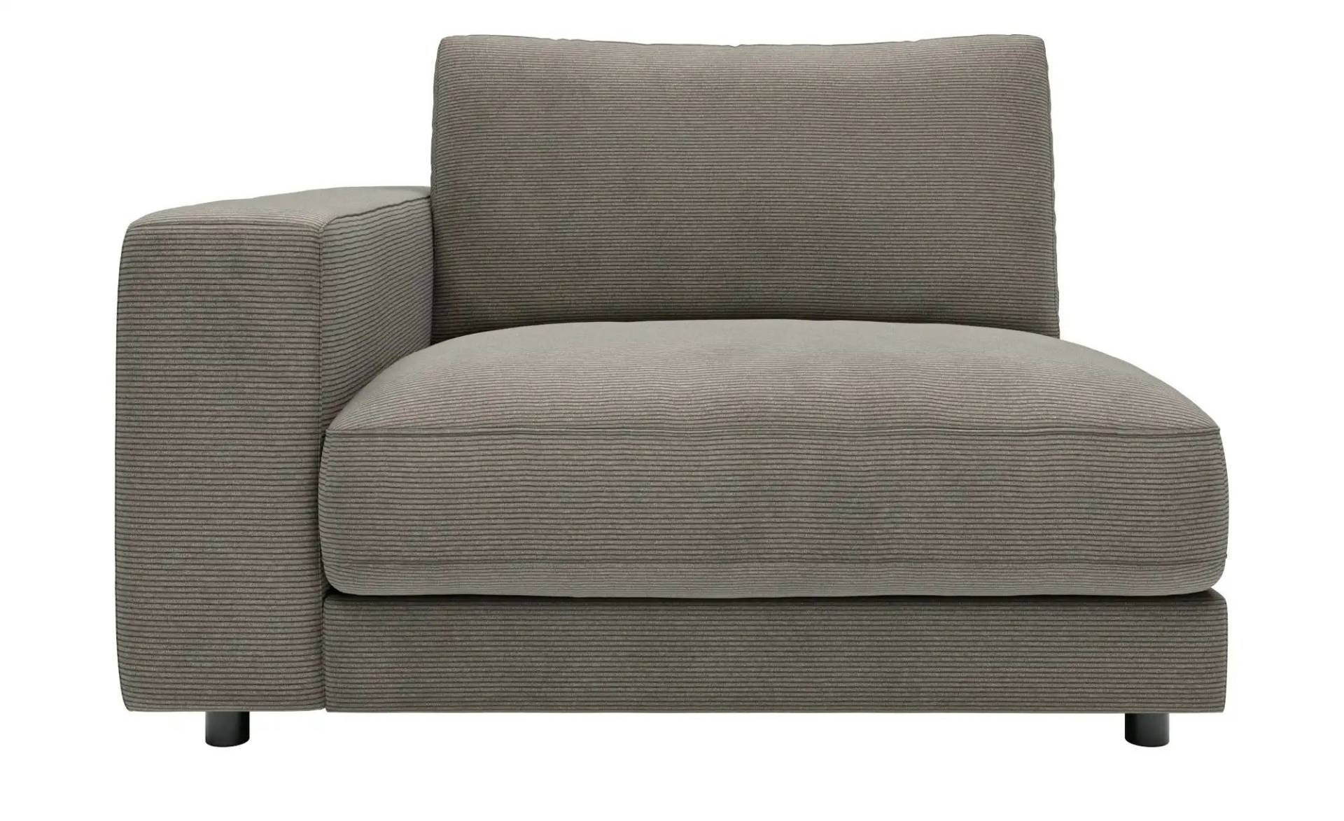 Jette Home Element Einsitzer Armlehne links in Feincord Sila ¦ grau ¦ Maße (cm): B: 125 H: 85 T: 127.0 Polstermöbel > Sofas > Modulsofas - Höffner