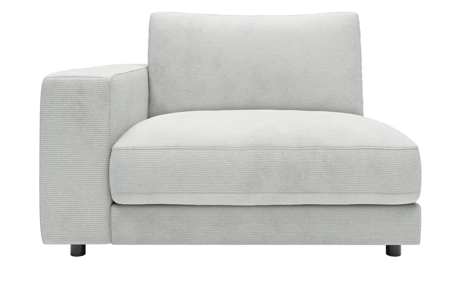 Jette Home Element Einsitzer Armlehne links in Feincord Sila ¦ grau ¦ Maße (cm): B: 125 H: 85 T: 127.0 Polstermöbel > Sofas > Modulsofas - Höffner