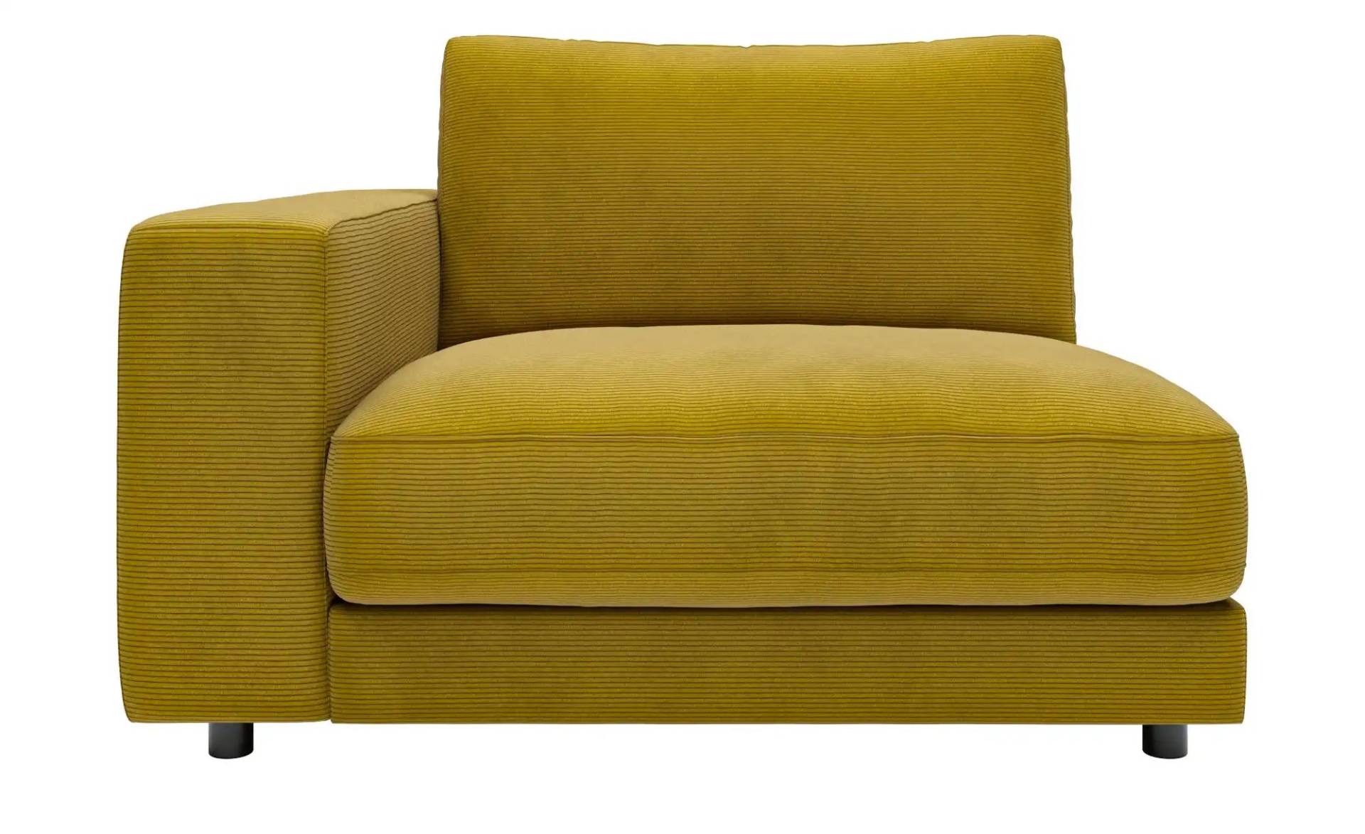 Jette Home Element Einsitzer Armlehne links in Feincord Sila ¦ grün ¦ Maße (cm): B: 125 H: 85 T: 127.0 Polstermöbel > Sofas > Modulsofas - Höffner