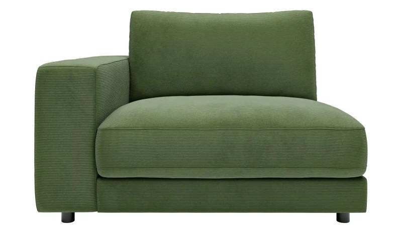 Jette Home Element Einsitzer Armlehne links in Feincord Sila ¦ grün ¦ Maße (cm): B: 125 H: 85 T: 127.0 Polstermöbel > Sofas > Modulsofas - Höffner