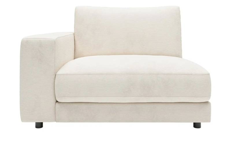 Jette Home Element Einsitzer Armlehne links in Feincord Sila ¦ weiß ¦ Maße (cm): B: 125 H: 85 T: 127.0 Polstermöbel > Sofas > Modulsofas - Höffner