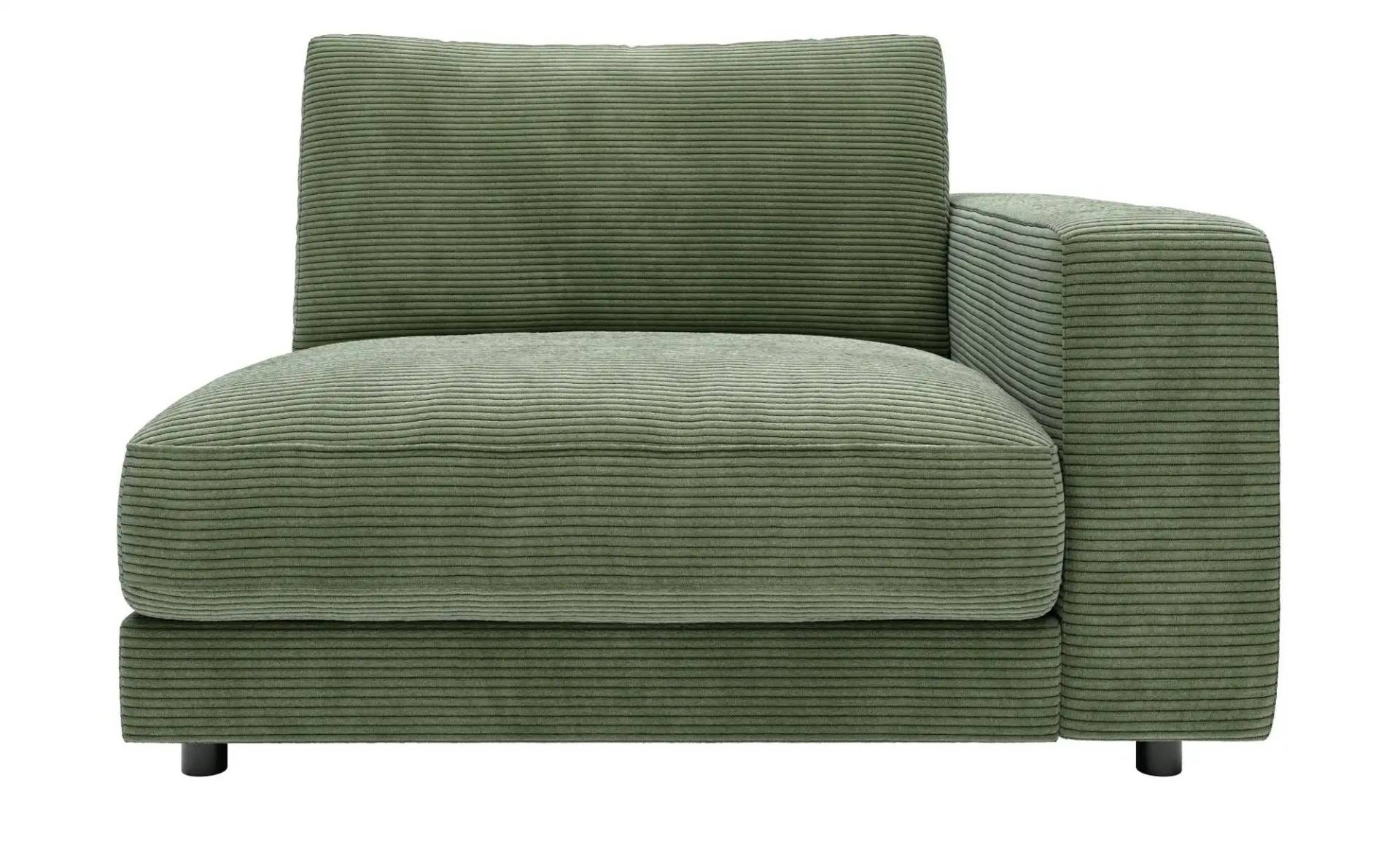 Jette Home Element Einsitzer Armlehne rechts in Cord Sila ¦ grün ¦ Maße (cm): B: 125 H: 85 T: 127.0 Polstermöbel > Sofas > Modulsofas - Höffner