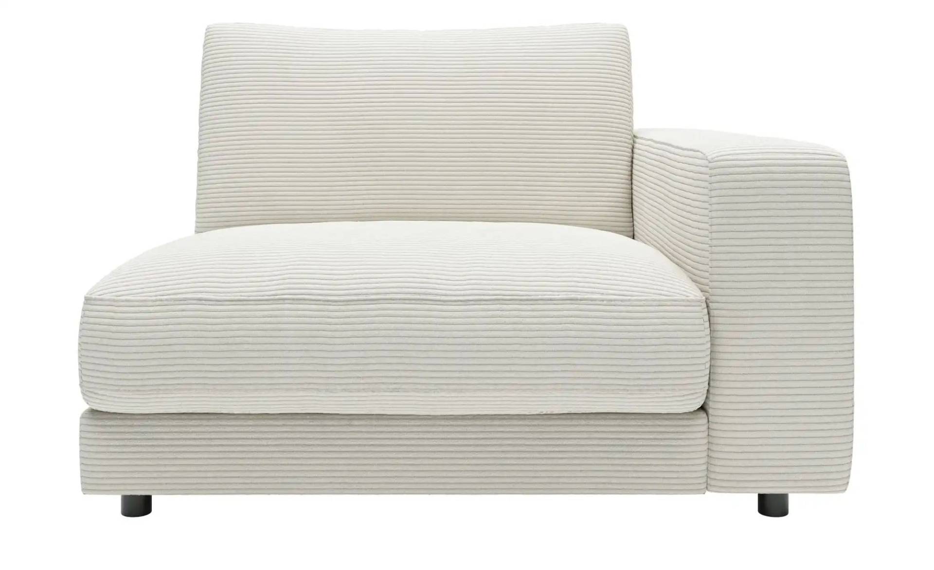 Jette Home Element Einsitzer Armlehne rechts in Cord Sila ¦ weiß ¦ Maße (cm): B: 125 H: 85 T: 127.0 Polstermöbel > Sofas > Modulsofas - Höffner