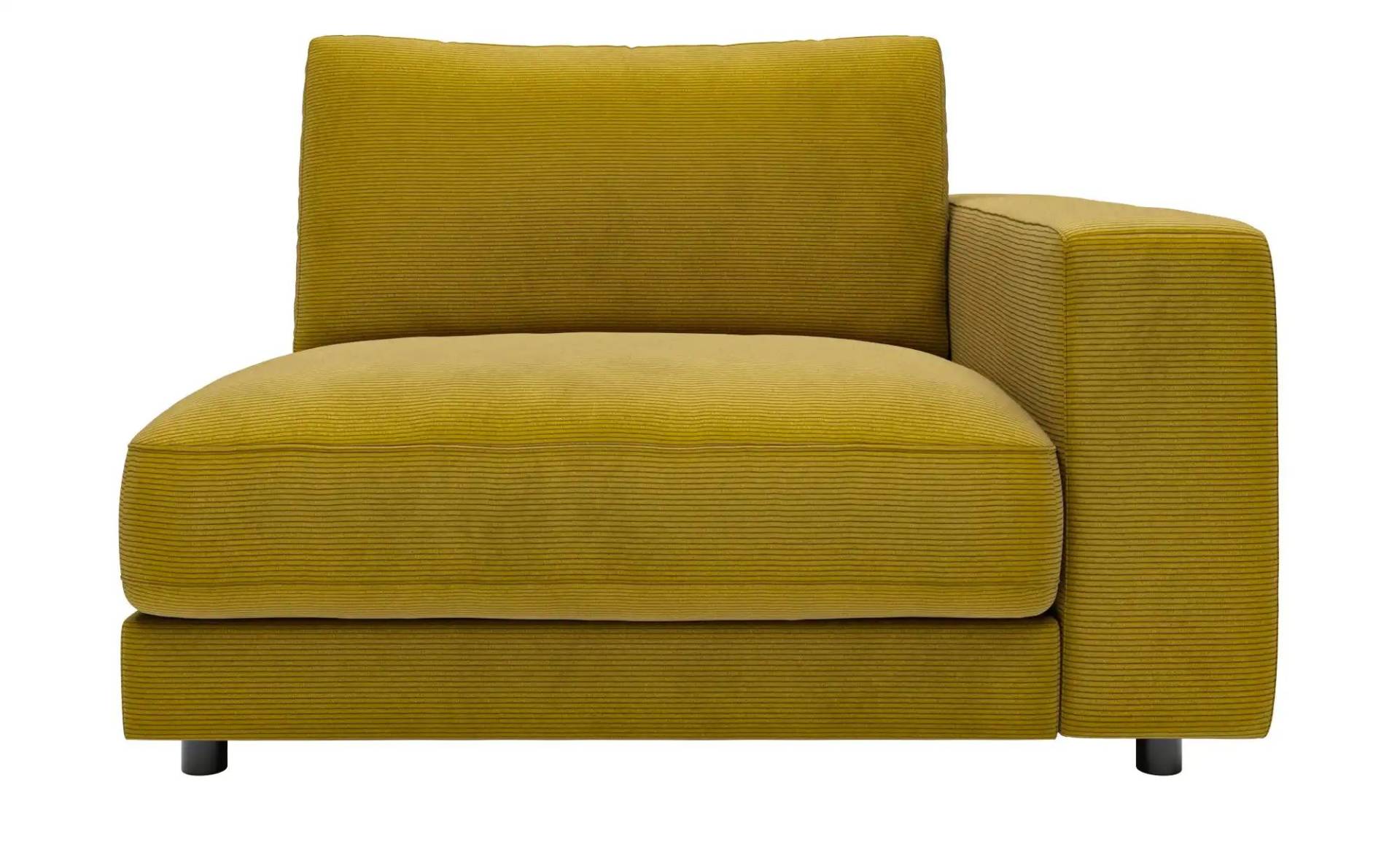 Jette Home Element Einsitzer Armlehne rechts in Feincord Sila ¦ grün ¦ Maße (cm): B: 125 H: 85 T: 127.0 Polstermöbel > Sofas > Modulsofas - Höffner