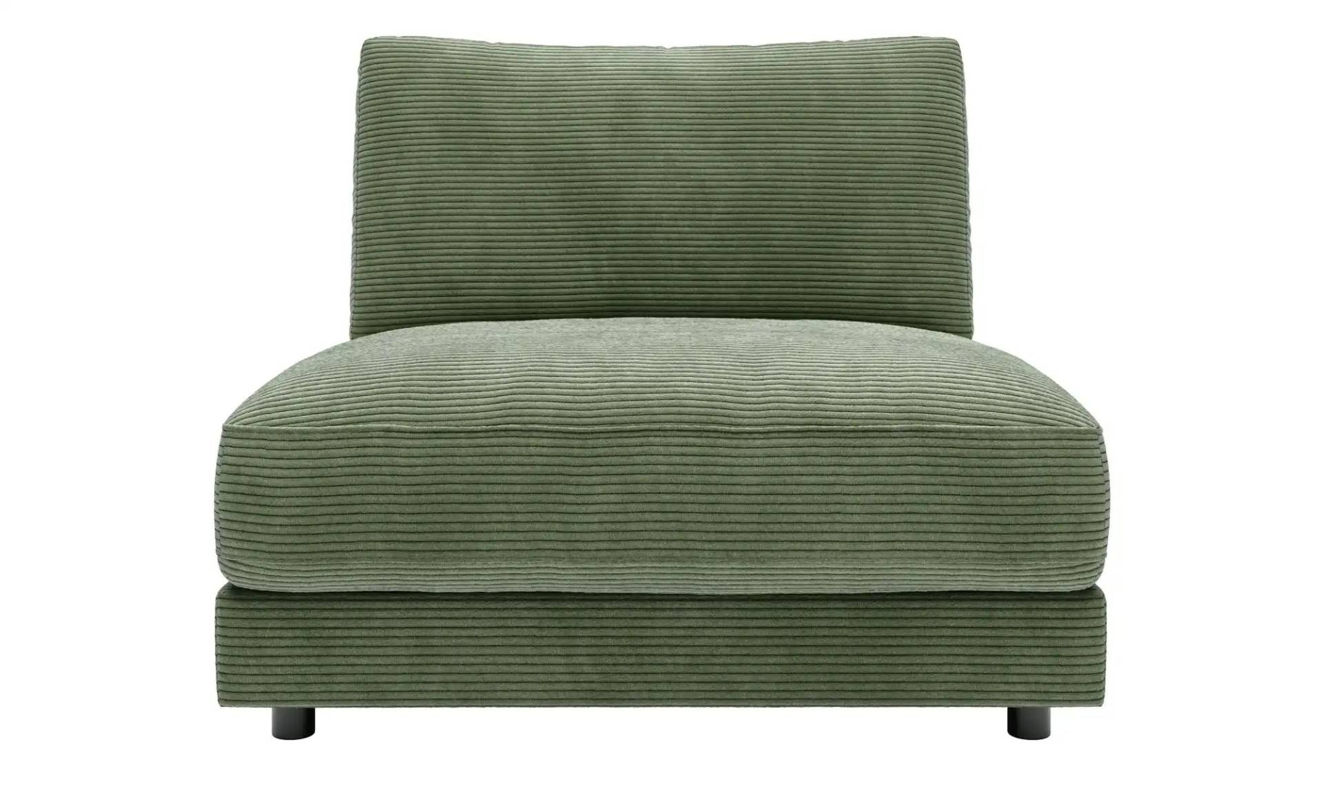 Jette Home Element Einsitzer ohne Armlehne in Cord Sila ¦ grün ¦ Maße (cm): B: 100 H: 85 T: 127.0 Polstermöbel > Sofas > Modulsofas - Höffner