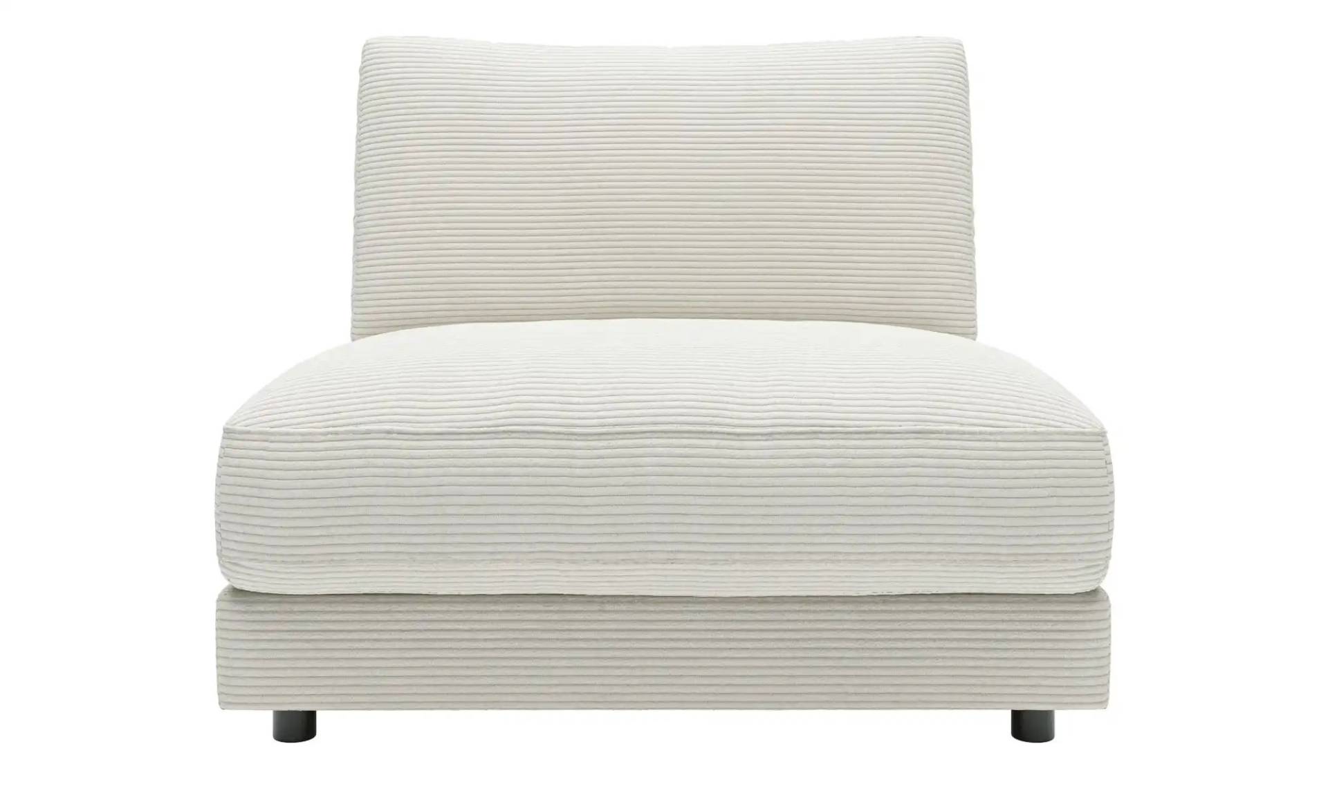 Jette Home Element Einsitzer ohne Armlehne in Cord Sila ¦ weiß ¦ Maße (cm): B: 100 H: 85 T: 127.0 Polstermöbel > Sofas > Modulsofas - Höffner