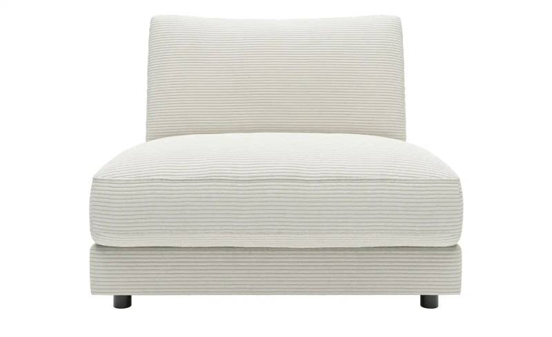Jette Home Element Einsitzer ohne Armlehne in Cord Sila ¦ weiß ¦ Maße (cm): B: 100 H: 85 T: 127.0 Polstermöbel > Sofas > Modulsofas - Höffner