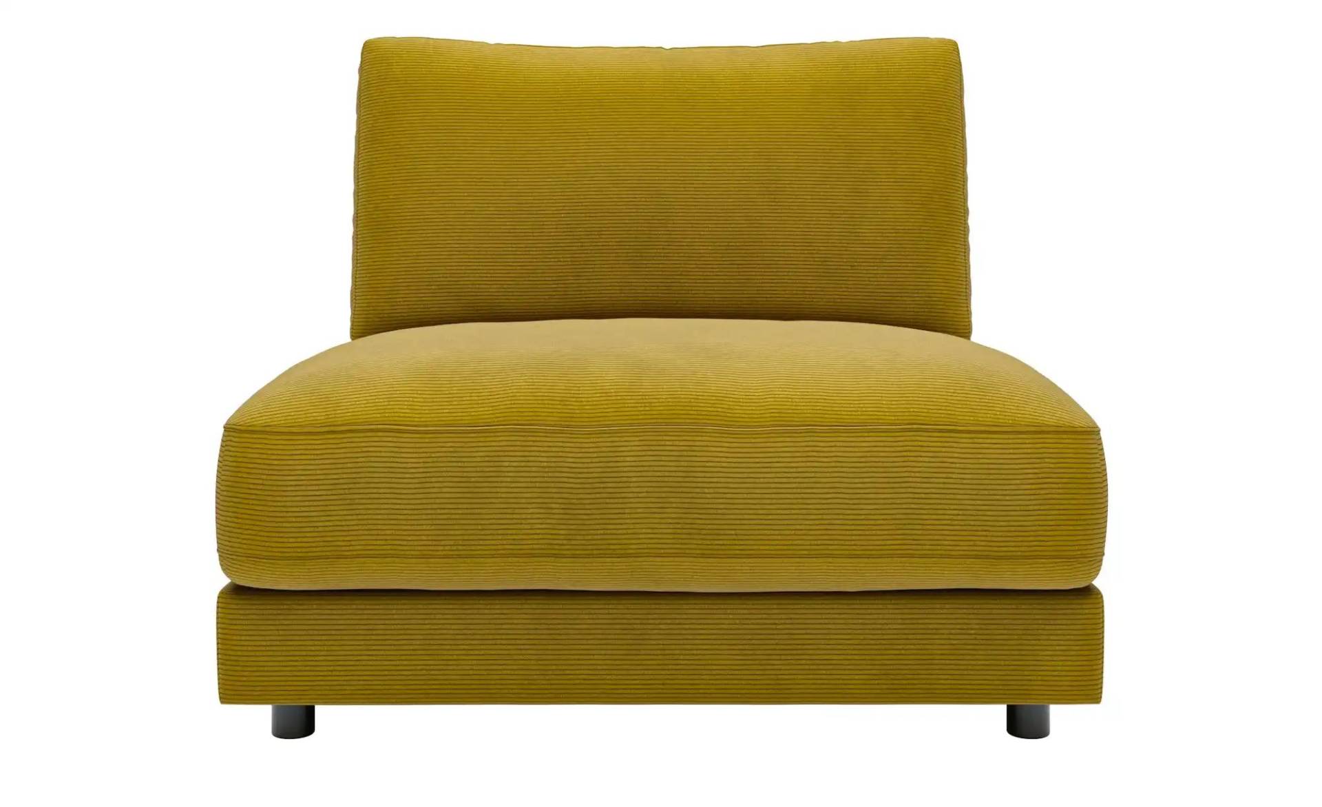 Jette Home Element Einsitzer ohne Armlehne in Feincord Sila ¦ grün ¦ Maße (cm): B: 100 H: 85 T: 127.0 Polstermöbel > Sofas > Modulsofas - Höffner