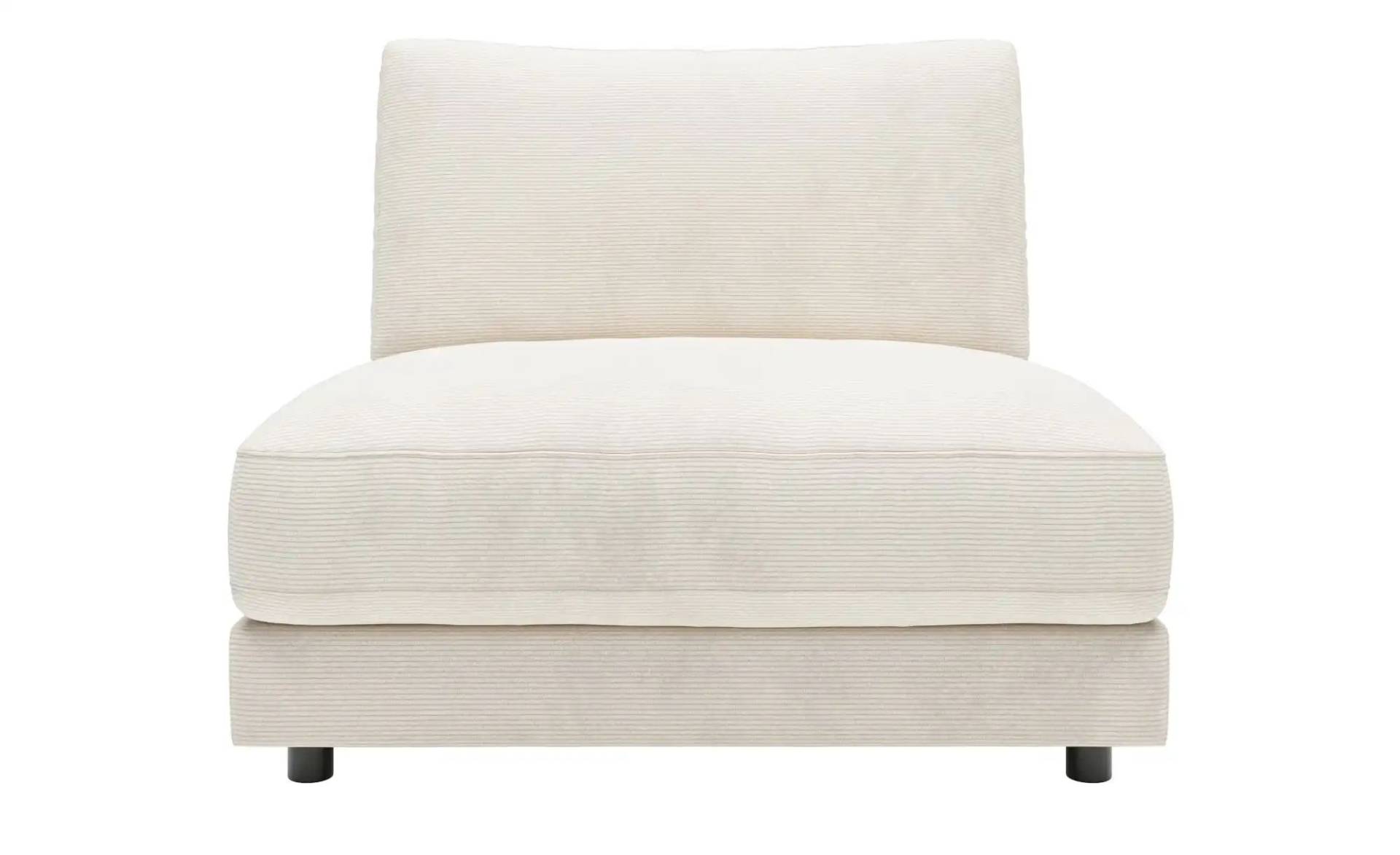 Jette Home Element Einsitzer ohne Armlehne in Feincord Sila ¦ weiß ¦ Maße (cm): B: 100 H: 85 T: 127.0 Polstermöbel > Sofas > Modulsofas - Höffner