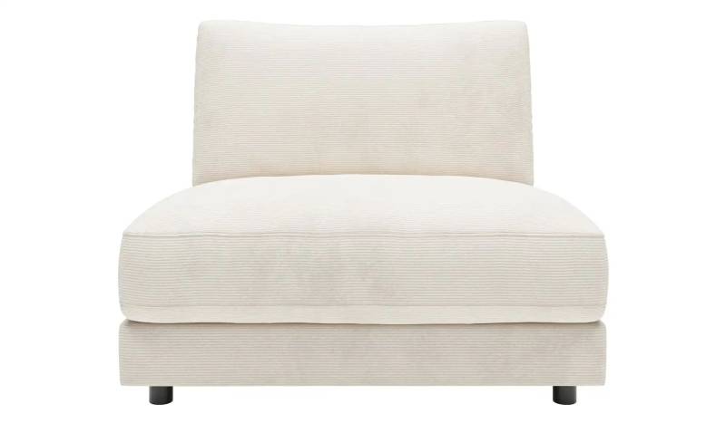 Jette Home Element Einsitzer ohne Armlehne in Feincord Sila ¦ weiß ¦ Maße (cm): B: 100 H: 85 T: 127.0 Polstermöbel > Sofas > Modulsofas - Höffner
