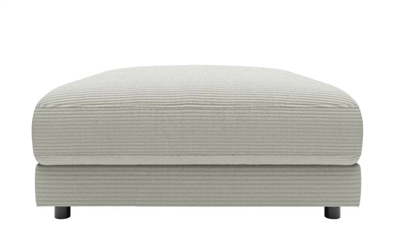 Jette Home Element Hocker in Cord Sila ¦ grau ¦ Maße (cm): B: 100 H: 43 T: 127.0 Polstermöbel > Sofas > Modulsofas - Höffner