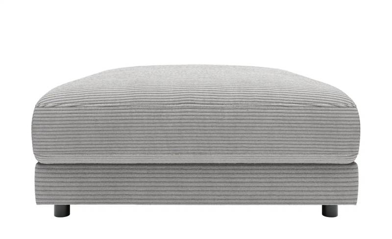 Jette Home Element Hocker in Cord Sila ¦ grau ¦ Maße (cm): B: 100 H: 43 T: 127.0 Polstermöbel > Sofas > Modulsofas - Höffner