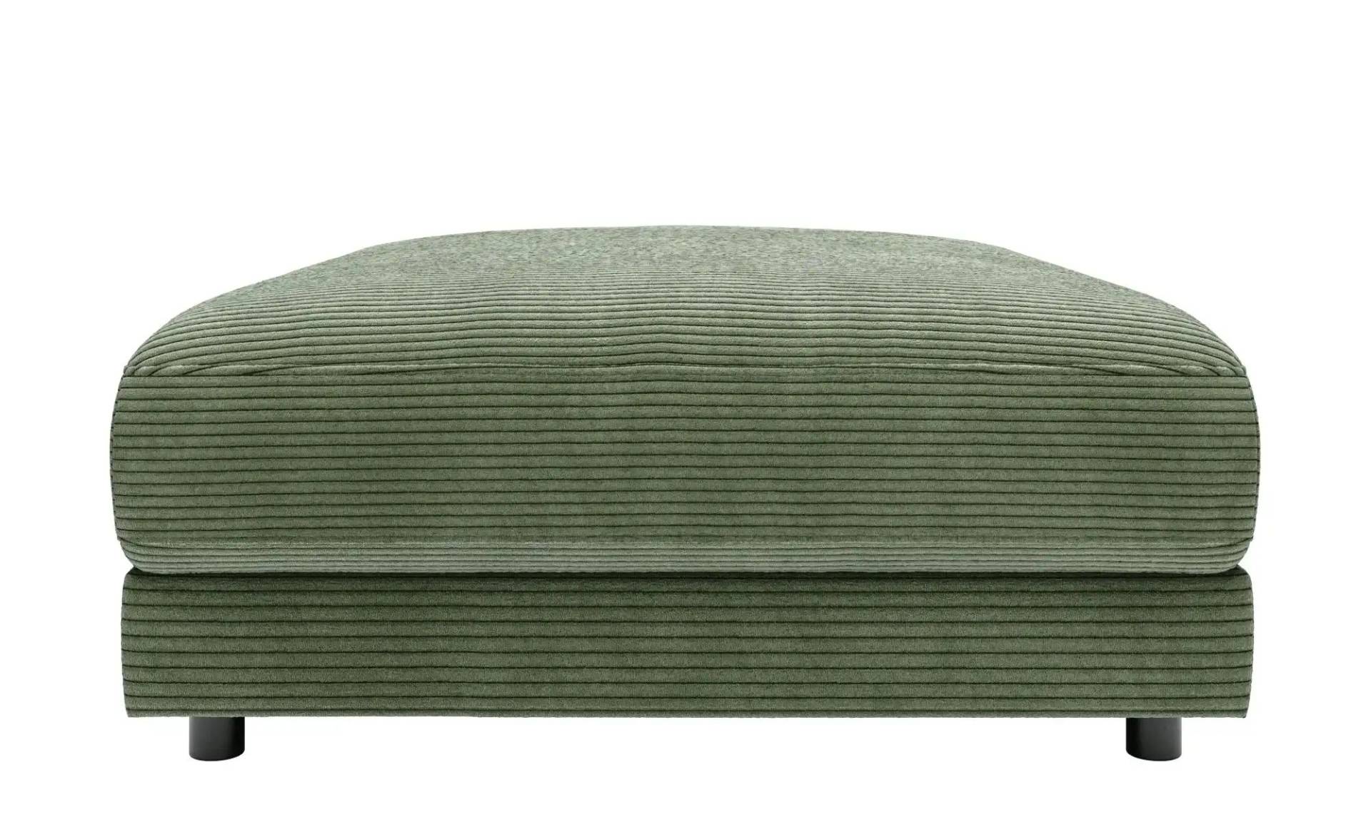 Jette Home Element Hocker in Cord Sila ¦ grün ¦ Maße (cm): B: 100 H: 43 T: 127.0 Polstermöbel > Sofas > Modulsofas - Höffner