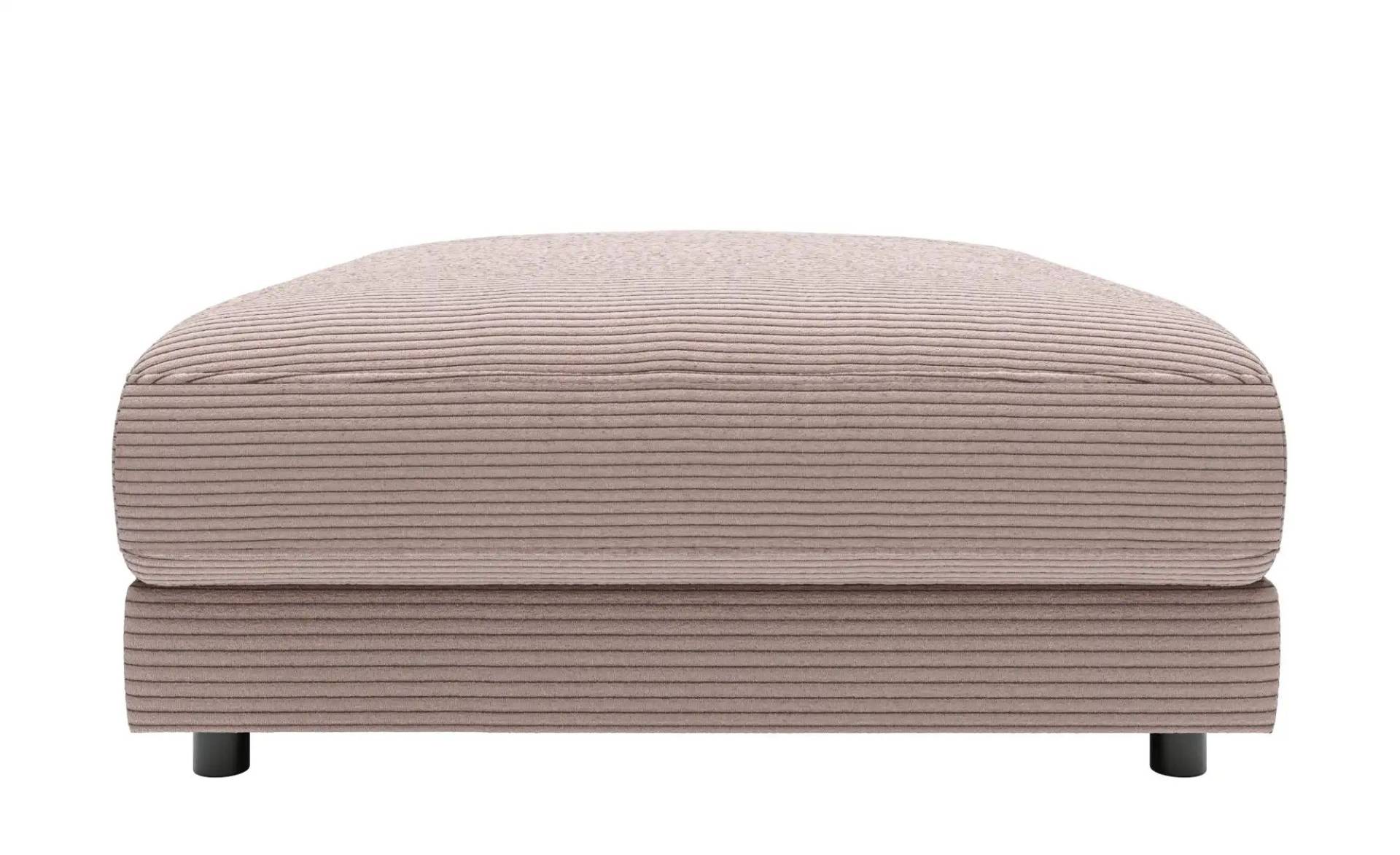 Jette Home Element Hocker in Cord Sila ¦ rosa/pink ¦ Maße (cm): B: 100 H: 43 T: 127.0 Polstermöbel > Sofas > Modulsofas - Höffner