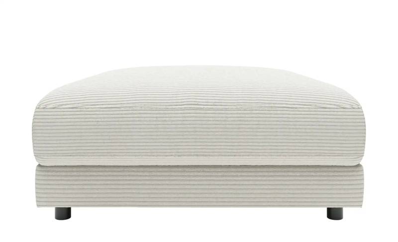 Jette Home Element Hocker in Cord Sila ¦ weiß ¦ Maße (cm): B: 100 H: 43 T: 127.0 Polstermöbel > Sofas > Modulsofas - Höffner