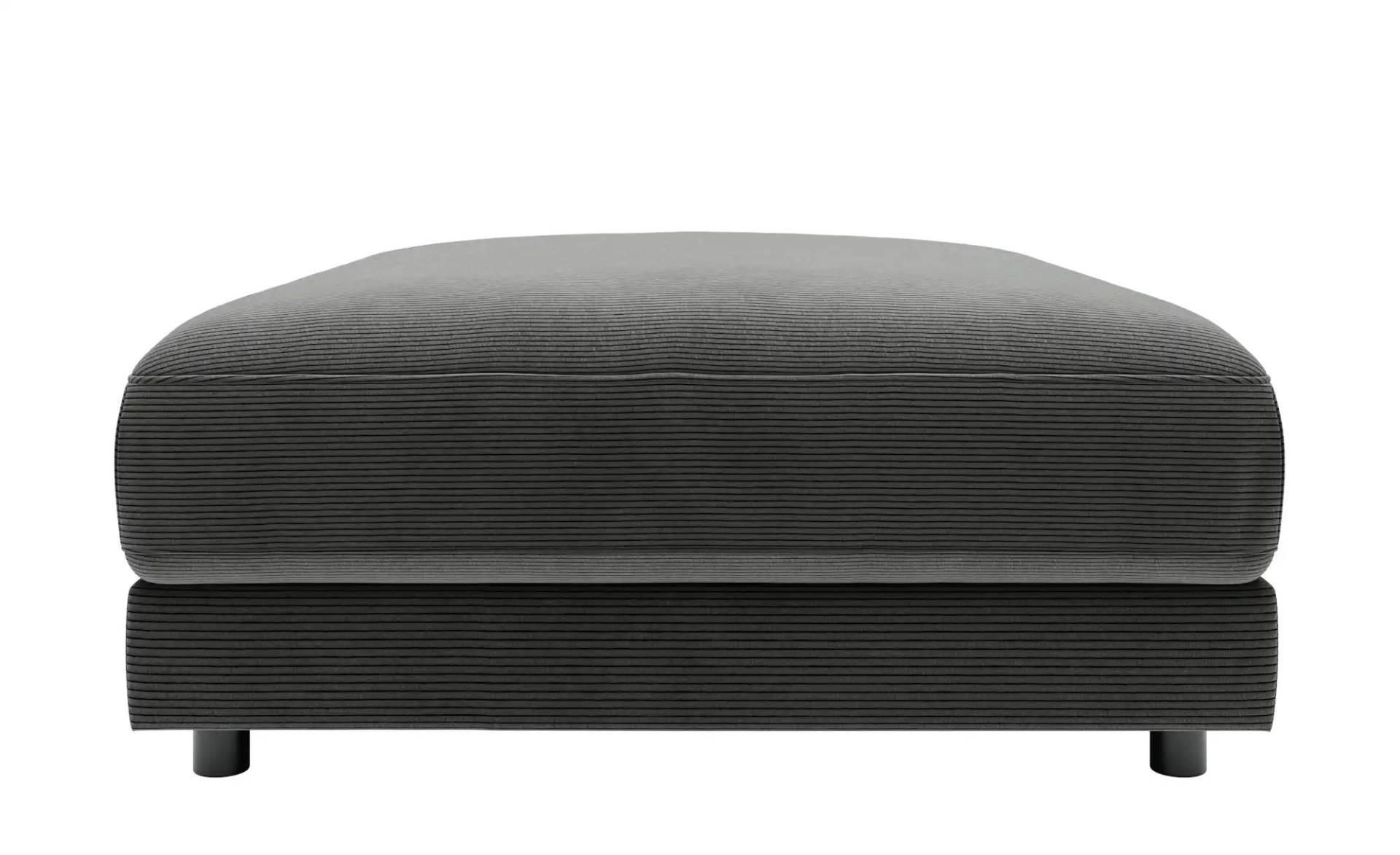 Jette Home Element Hocker in Feincord Sila ¦ grau ¦ Maße (cm): B: 100 H: 43 T: 127.0 Polstermöbel > Sofas > Modulsofas - Höffner