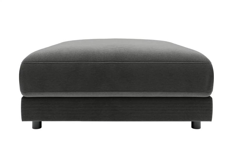Jette Home Element Hocker in Feincord Sila ¦ grau ¦ Maße (cm): B: 100 H: 43 T: 127.0 Polstermöbel > Sofas > Modulsofas - Höffner