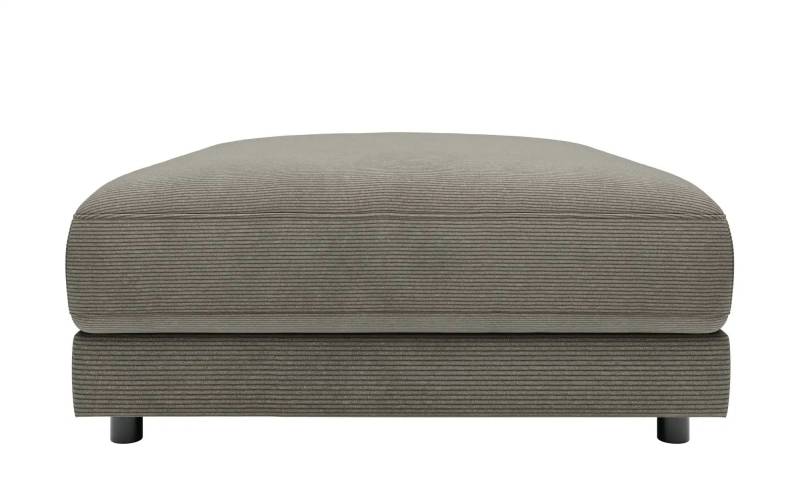 Jette Home Element Hocker in Feincord Sila ¦ grau ¦ Maße (cm): B: 100 H: 43 T: 127.0 Polstermöbel > Sofas > Modulsofas - Höffner
