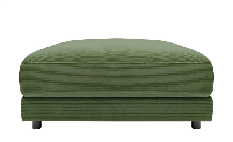 Jette Home Element Hocker in Feincord Sila ¦ grün ¦ Maße (cm): B: 100 H: 43 T: 127.0 Polstermöbel > Sofas > Modulsofas - Höffner